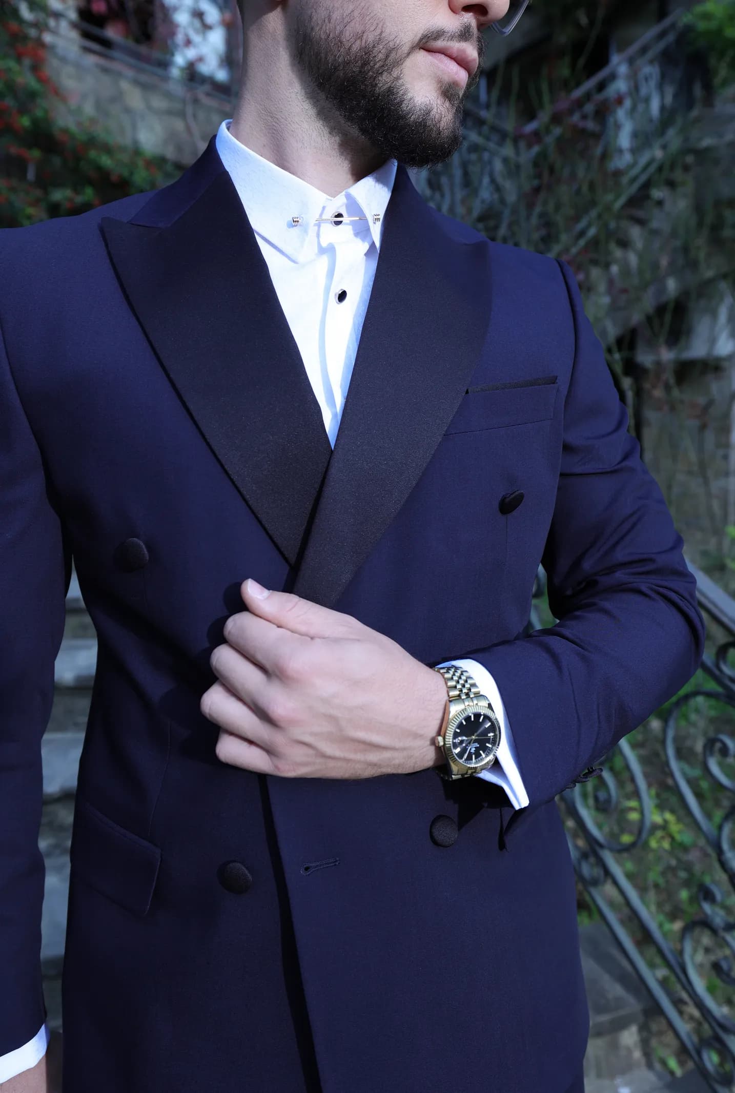 kostum dopjopet blu me jake sateni – foto 3