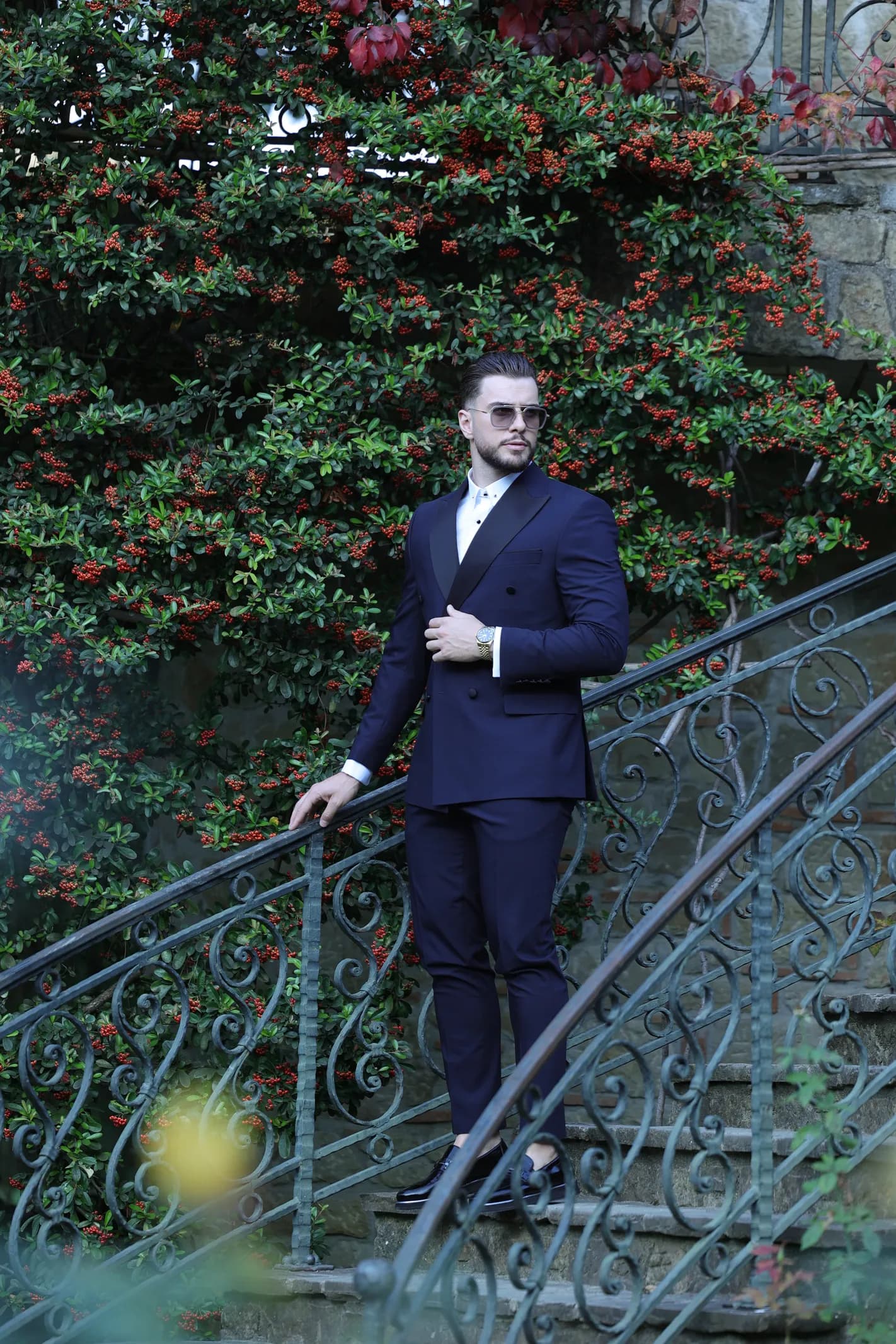 kostum dopjopet blu me jake sateni – foto 6