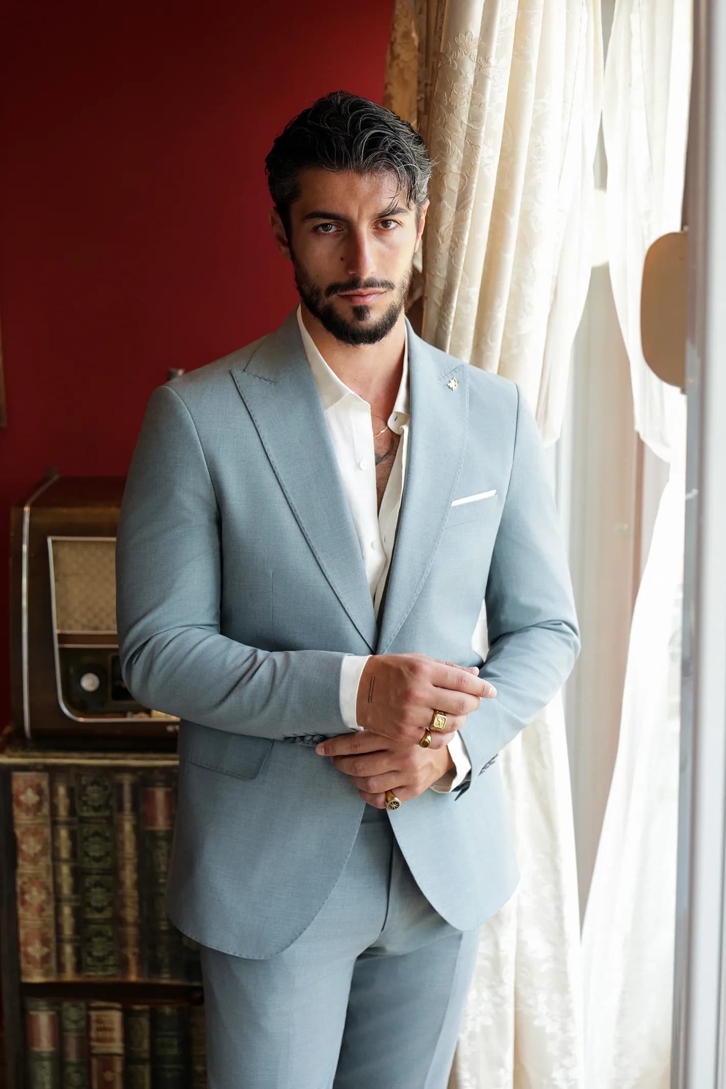 Kostum casual light green – foto 3